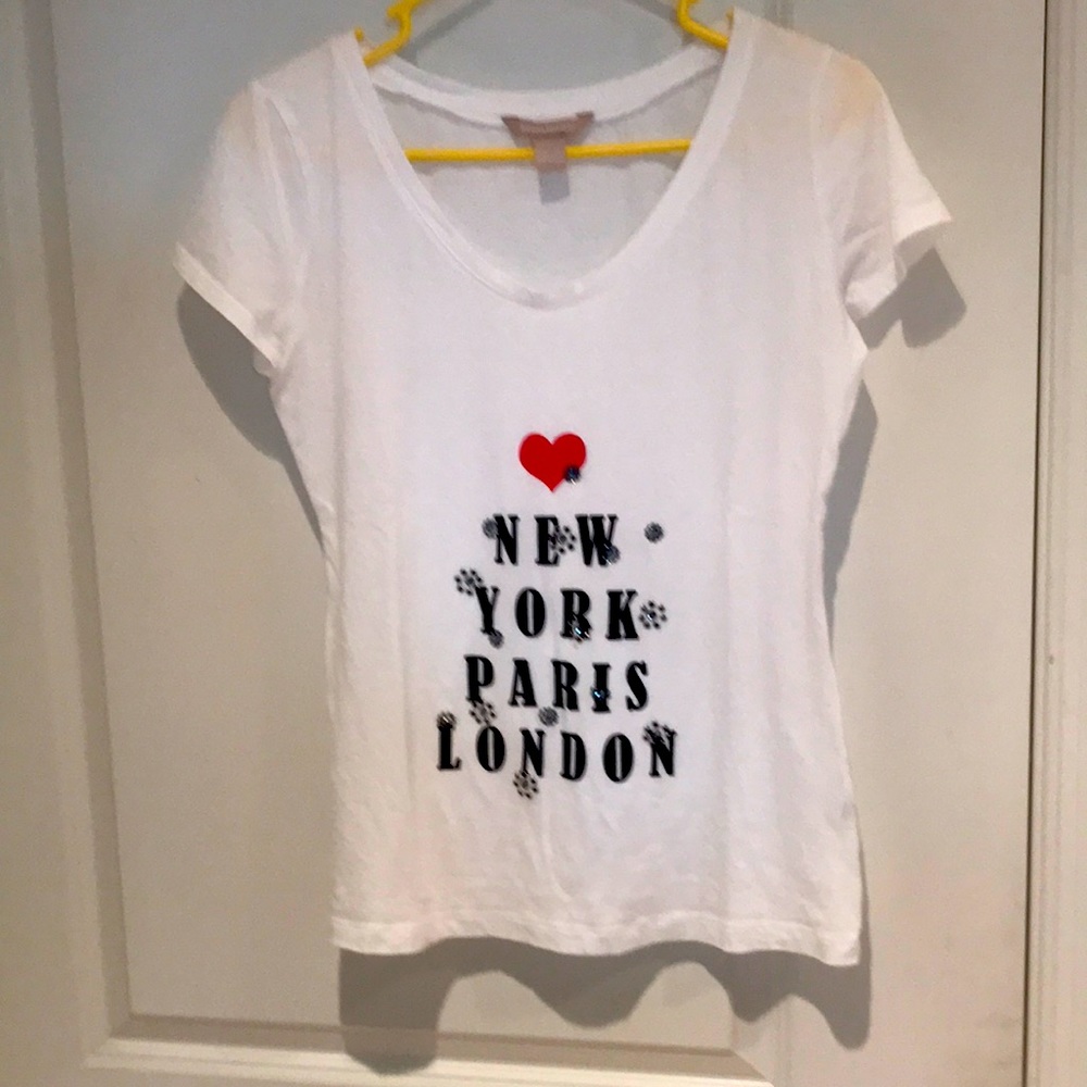 Banana Republic Pima Cotton Tee with metal studs